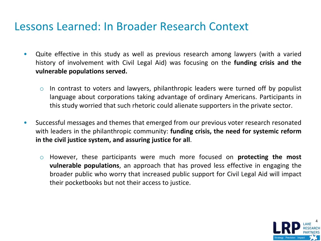 lessons learned in broader research context