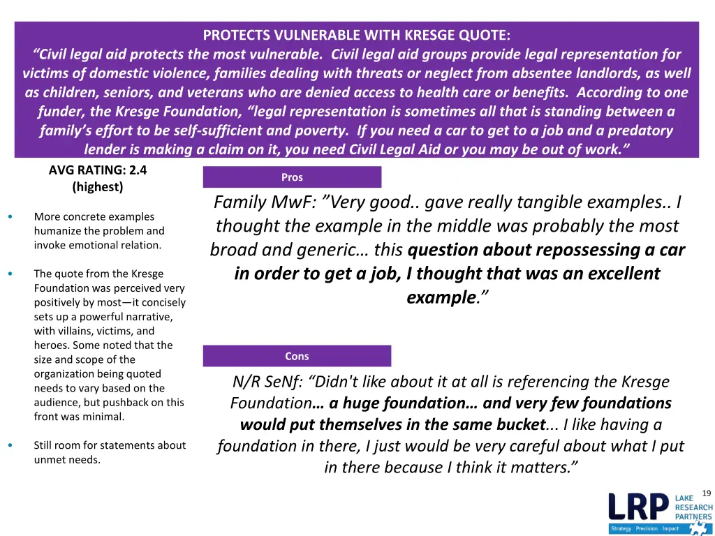 protects vulnerable with kresge quote
