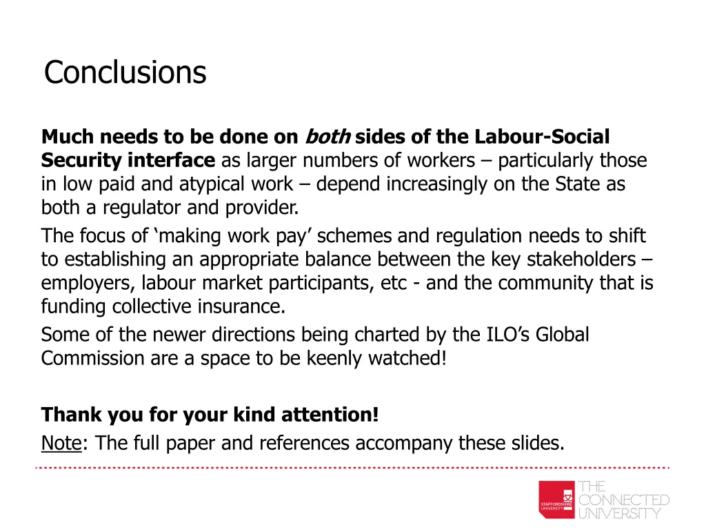 conclusions