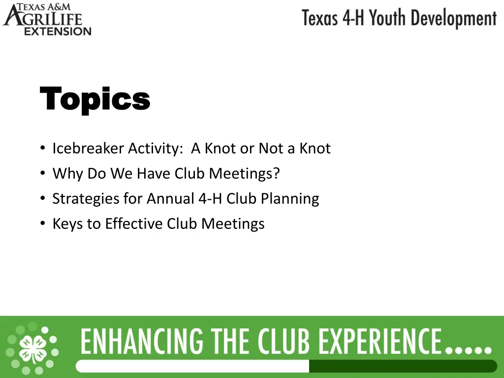 topics topics