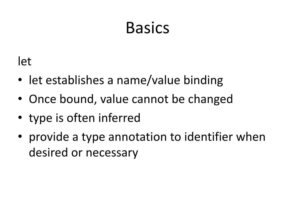 basics 1