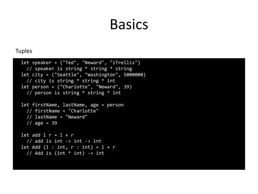 basics 19