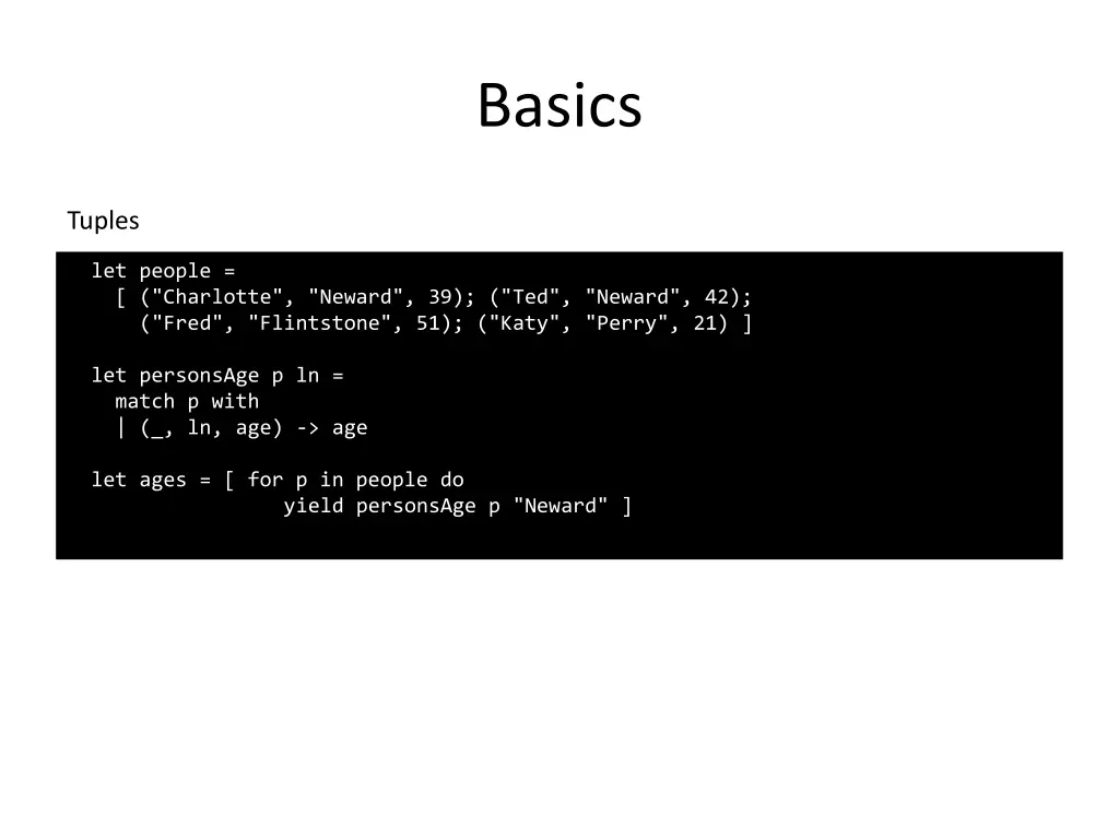 basics 20