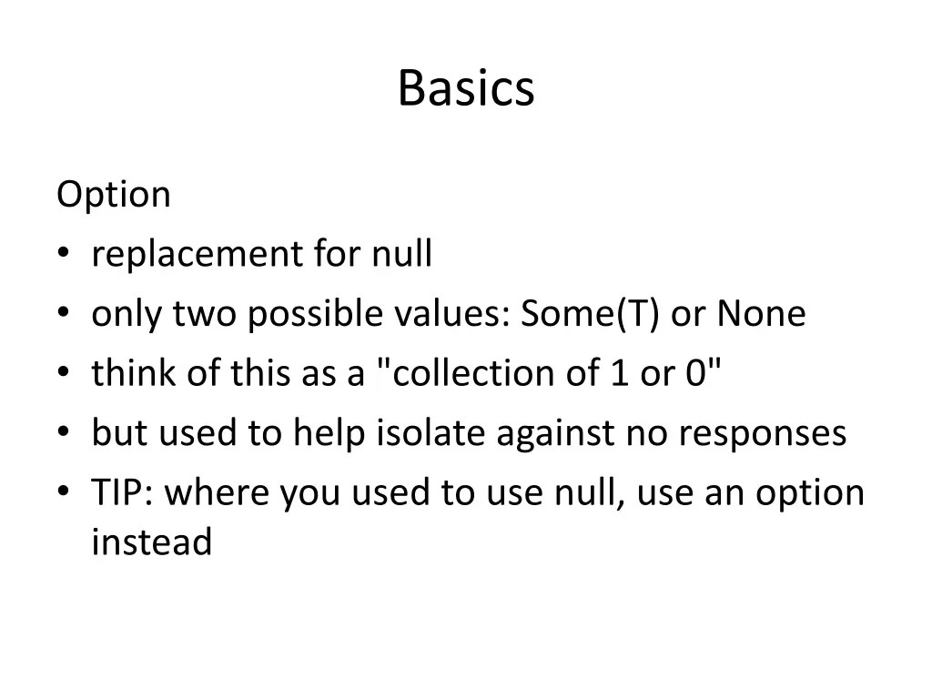 basics 21