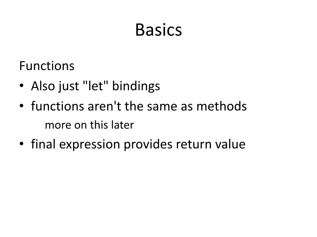 basics 7