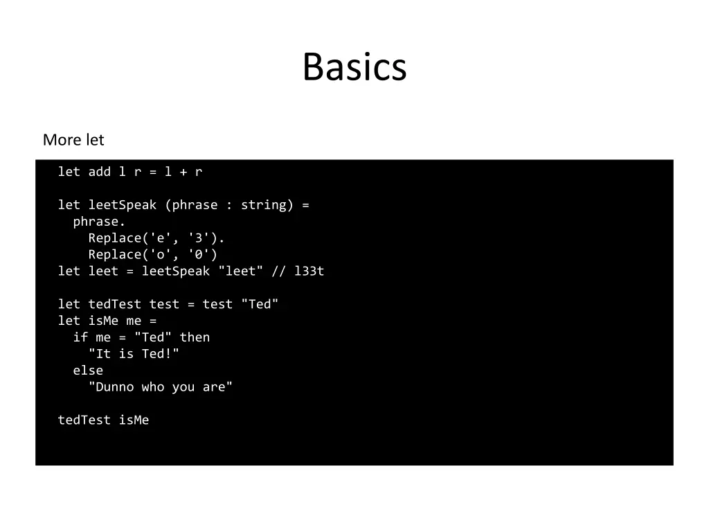 basics 8