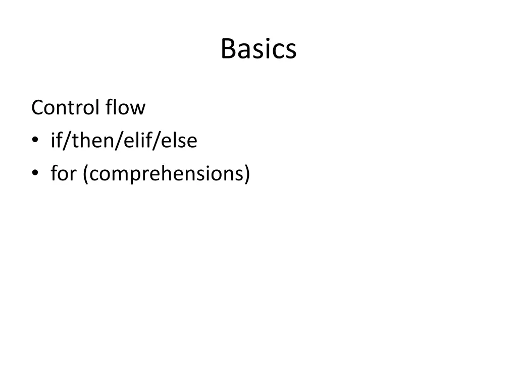 basics 9
