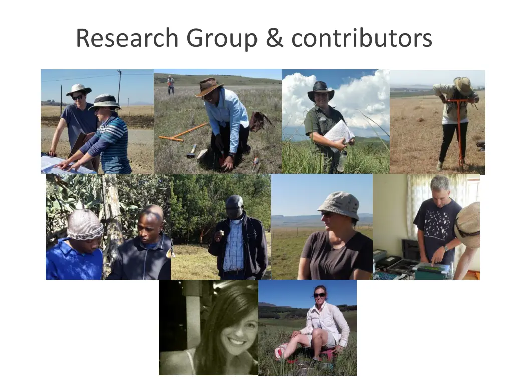 research group contributors