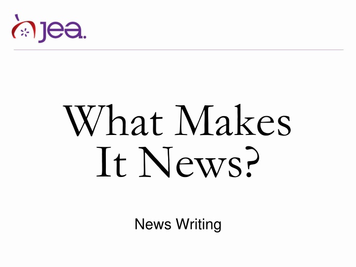 what makes it news