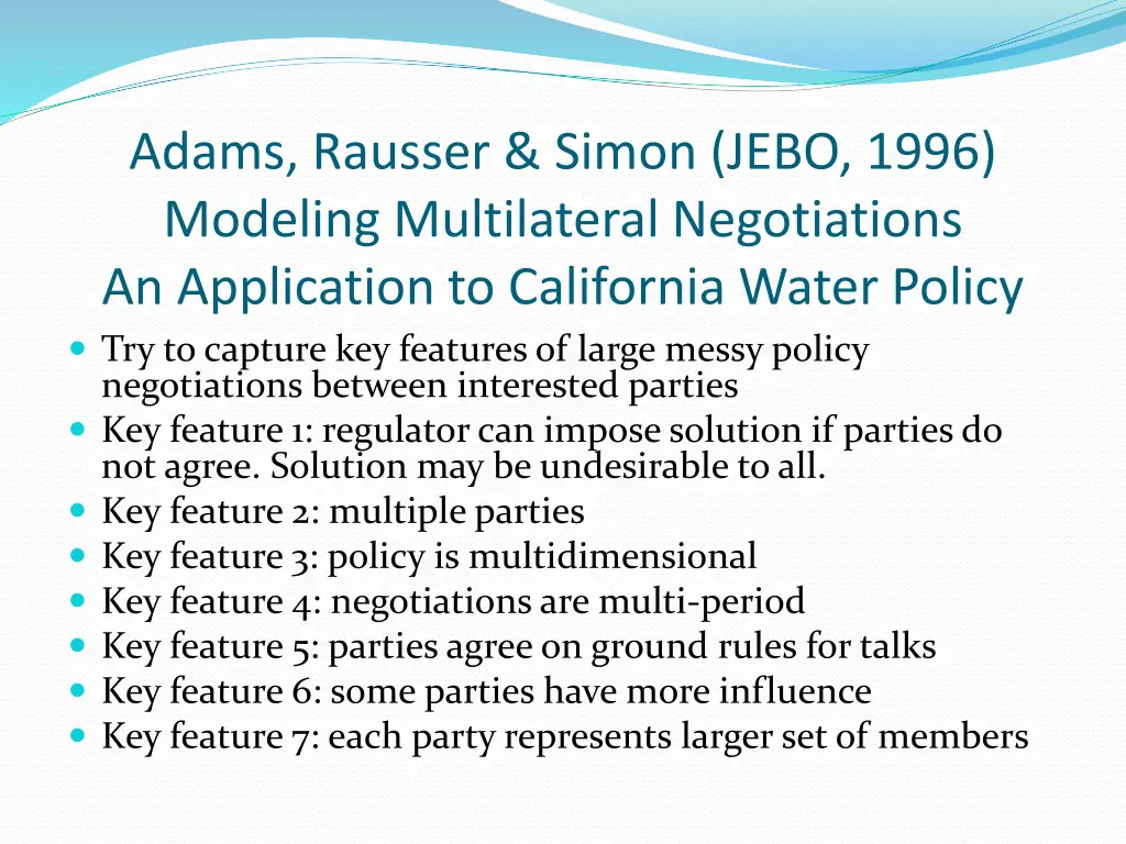 adams rausser simon jebo 1996 modeling
