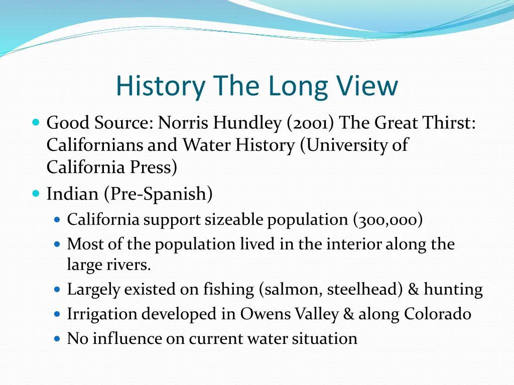 history the long view