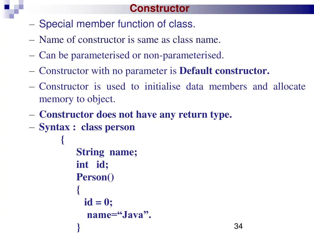 constructor
