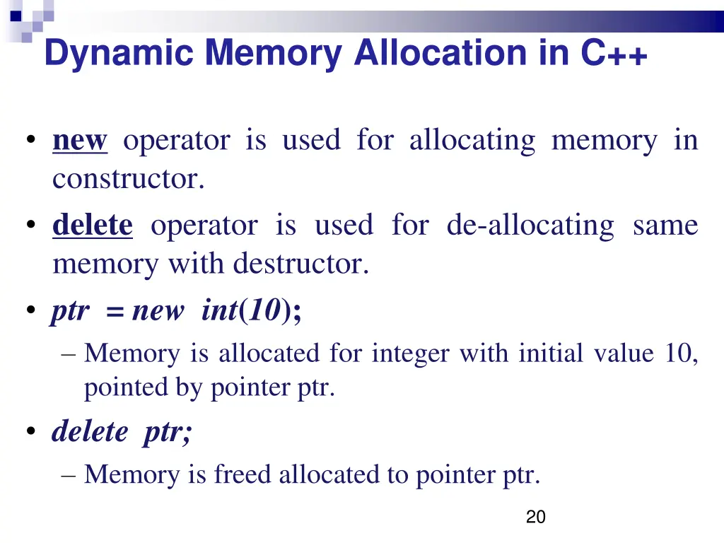 dynamic memory allocation in c 4