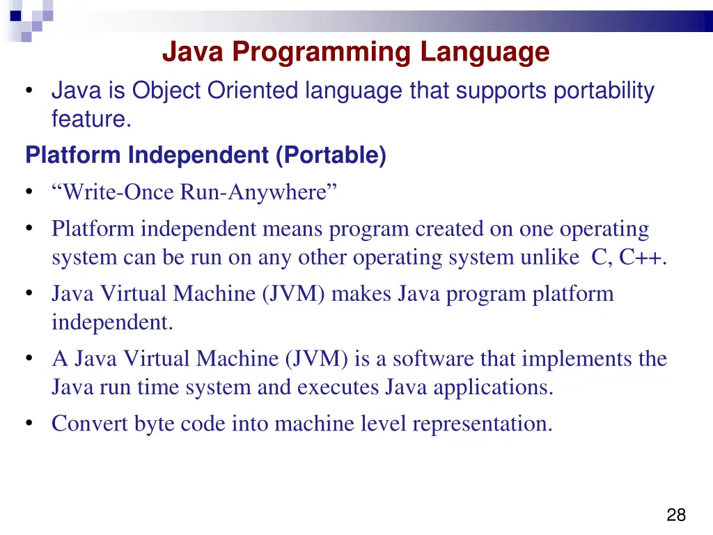 java programming language