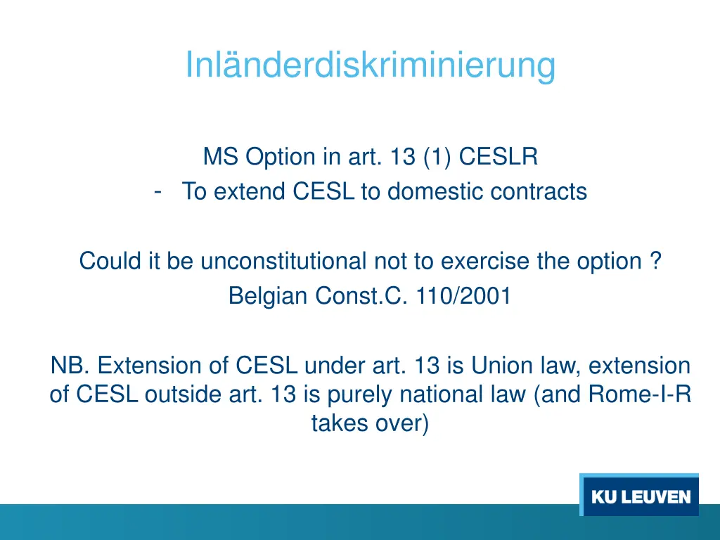 inl nderdiskriminierung