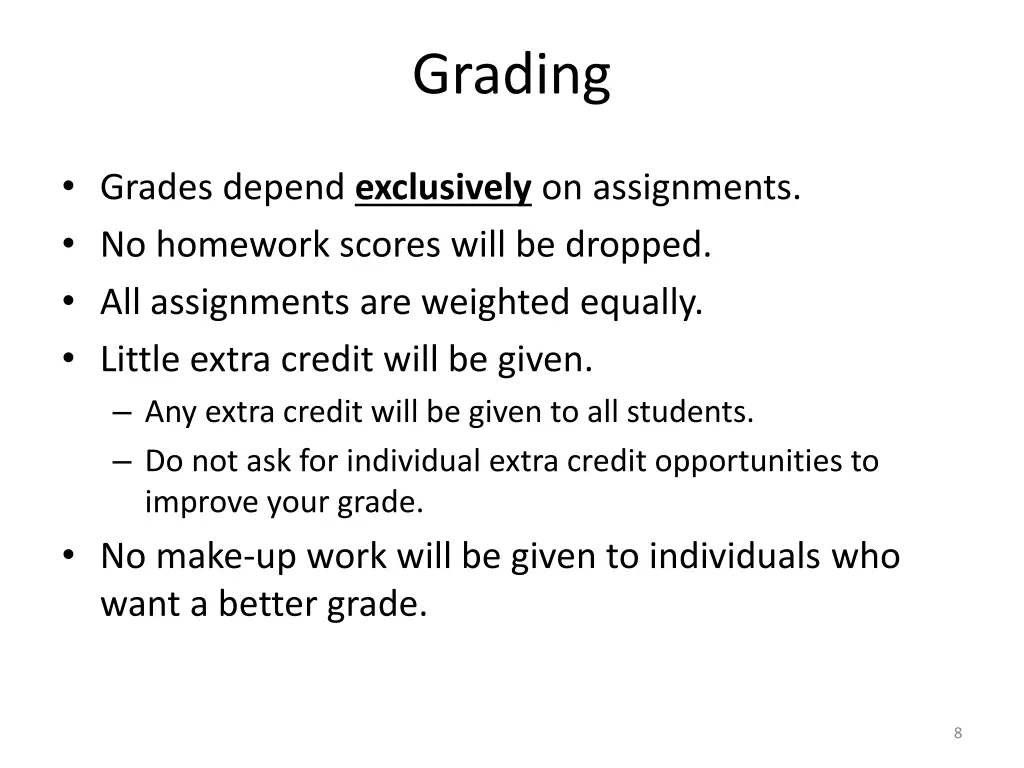 grading
