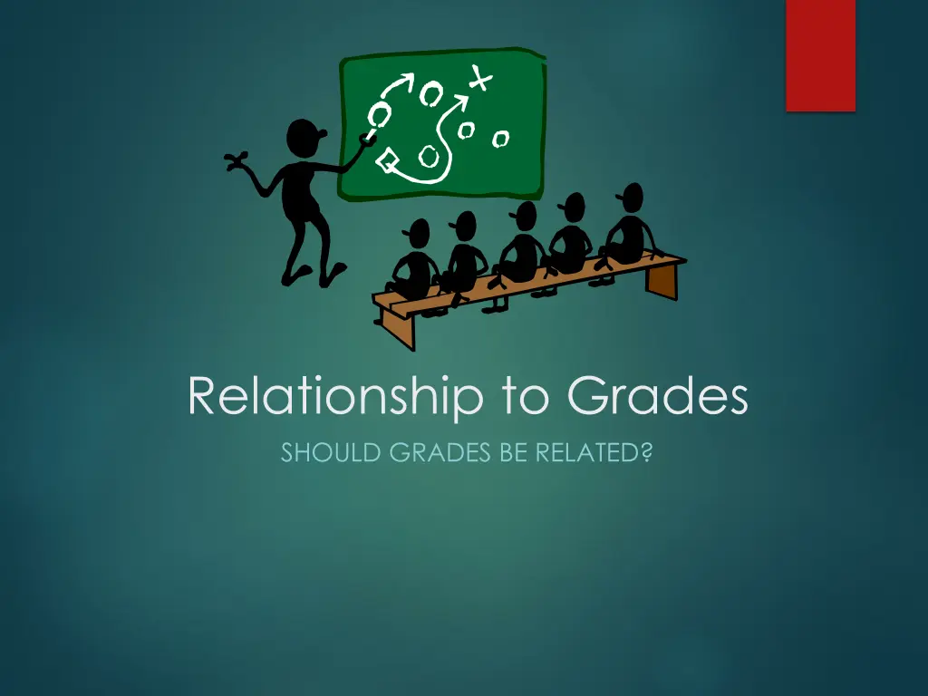 relationship to grades should grades be related