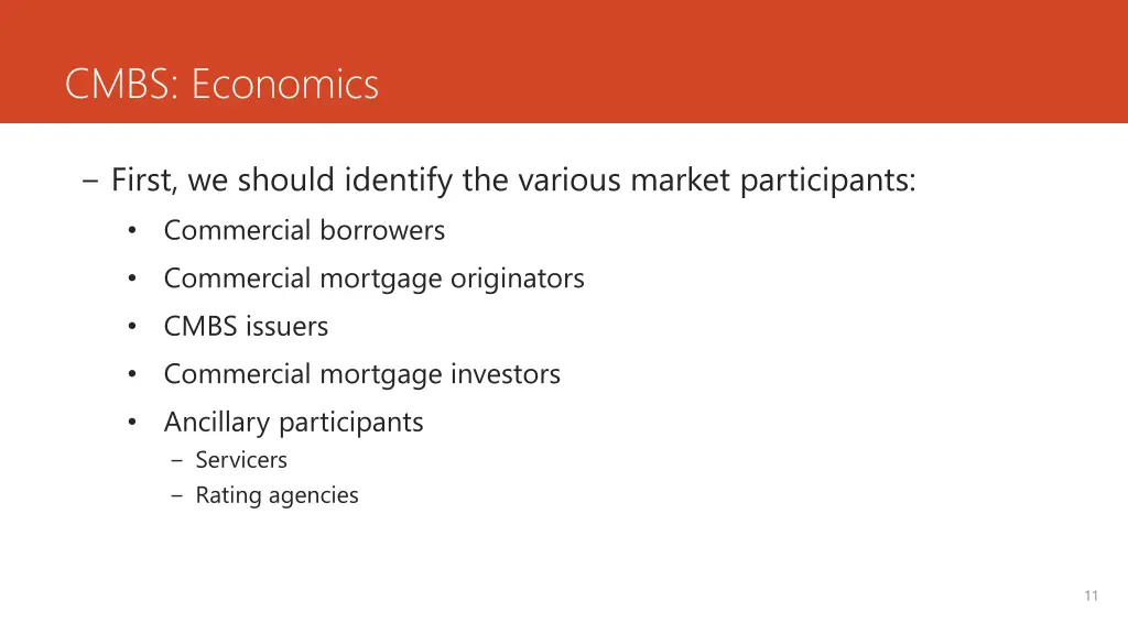 cmbs economics 1