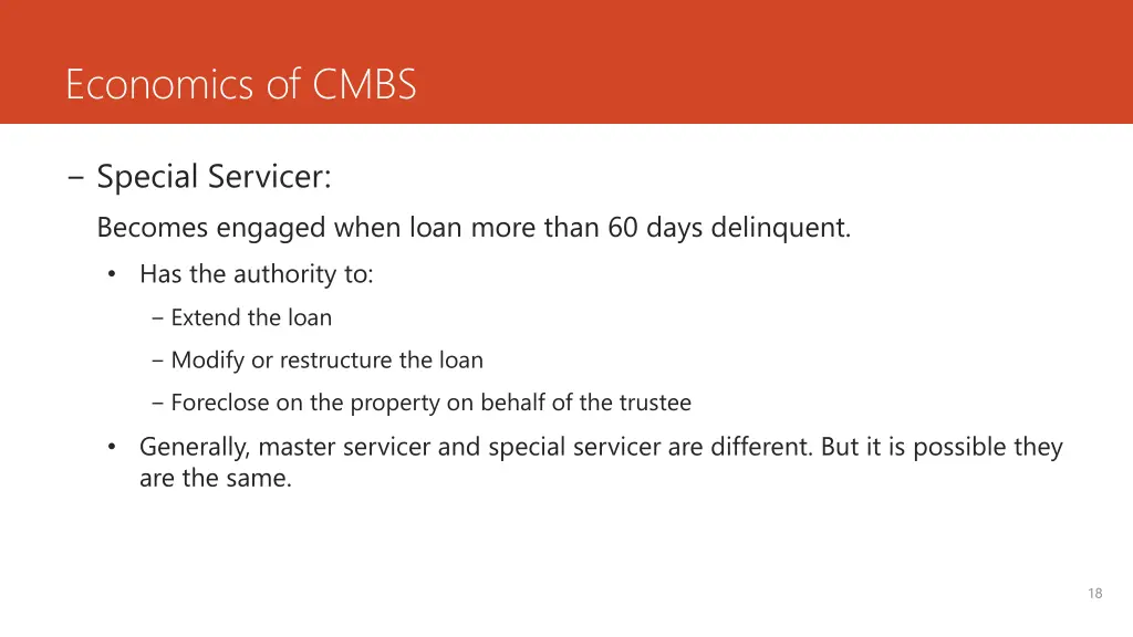 economics of cmbs 5