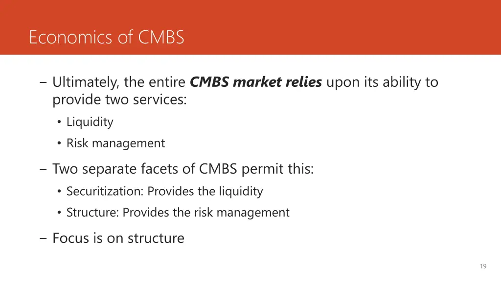 economics of cmbs 6