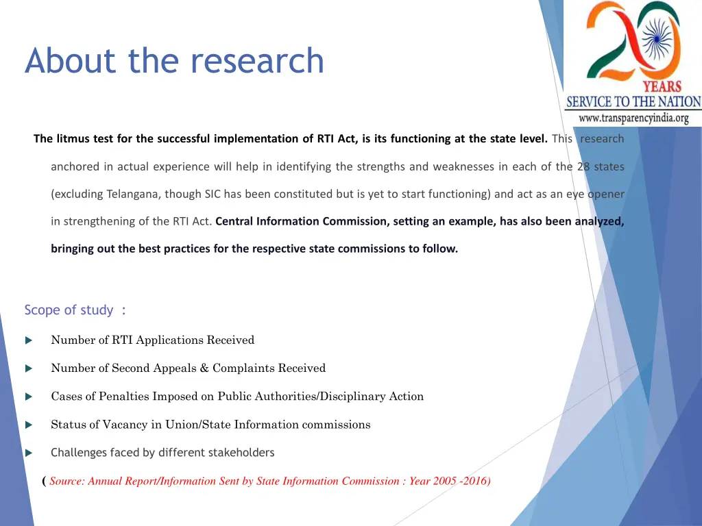 about the research