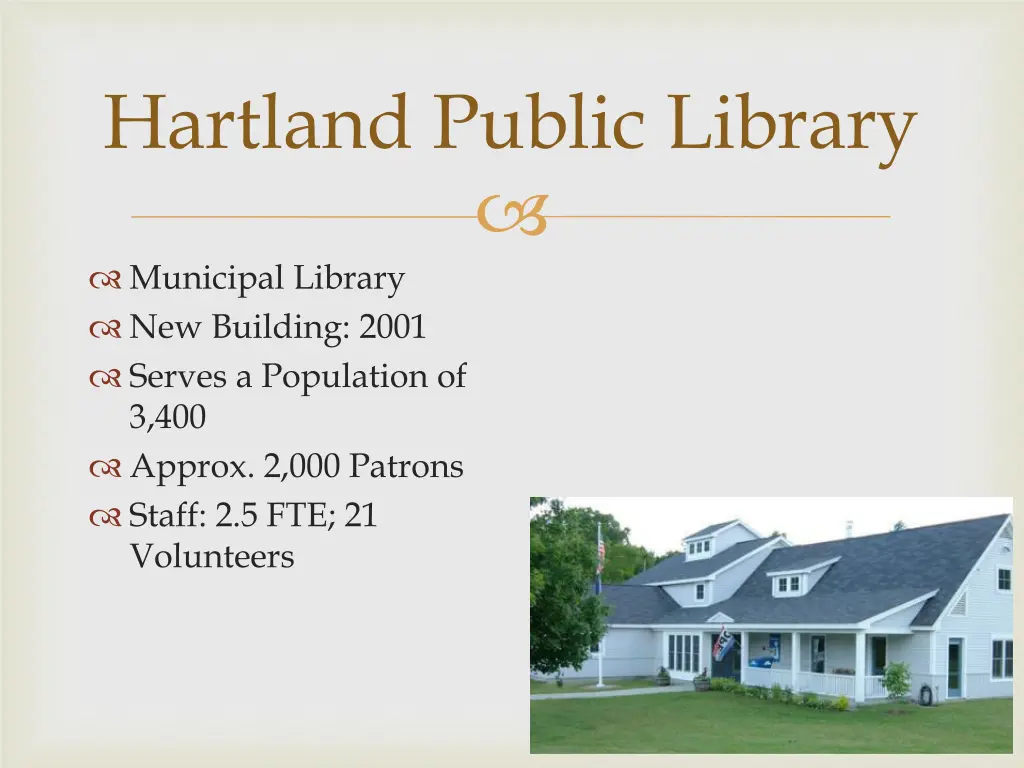 hartland public library