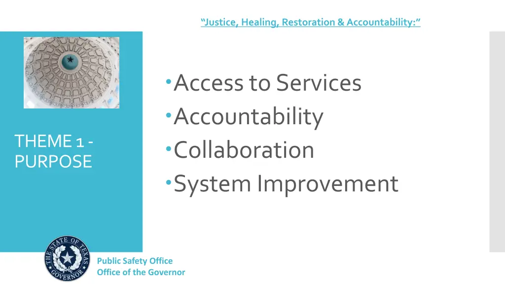 justice healing restoration accountability