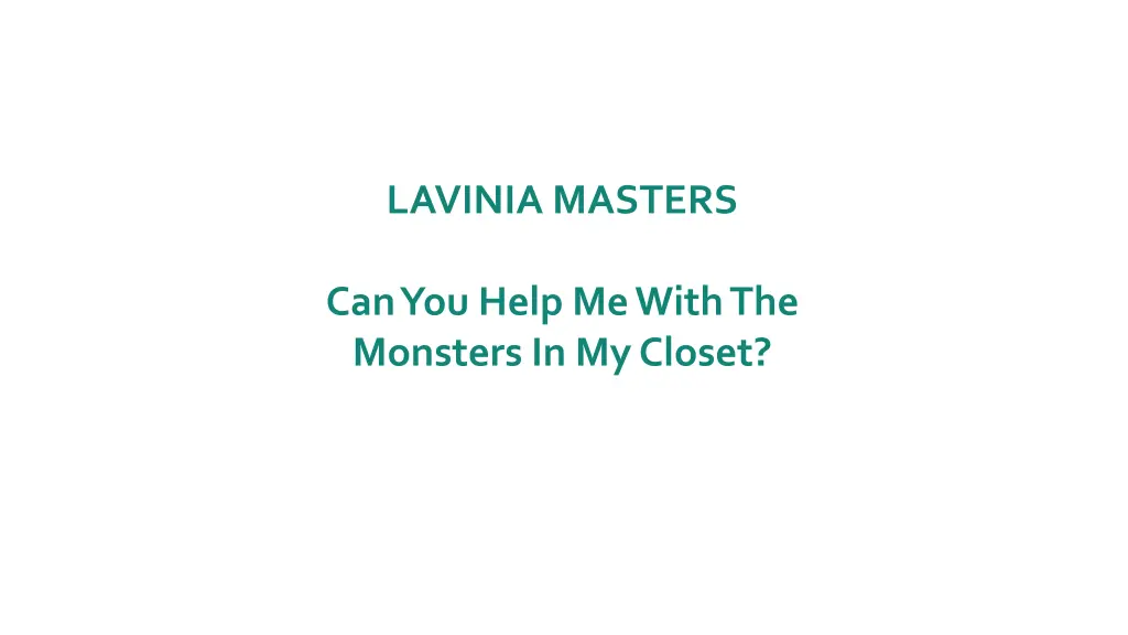 lavinia masters