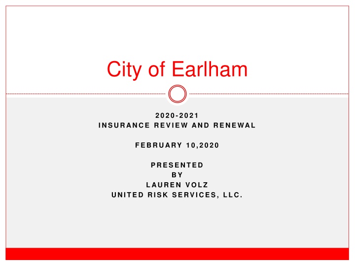 city of earlham