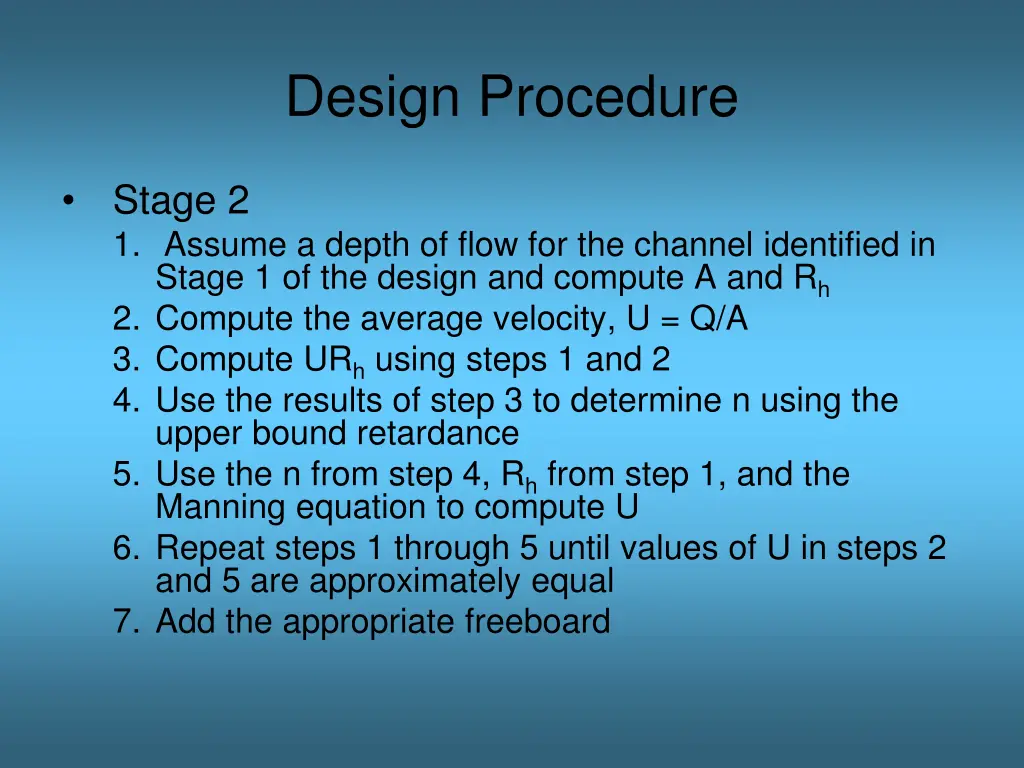 design procedure 1
