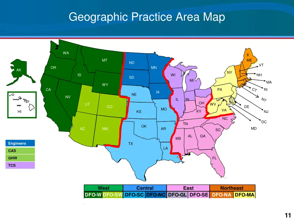 geographic practice area map