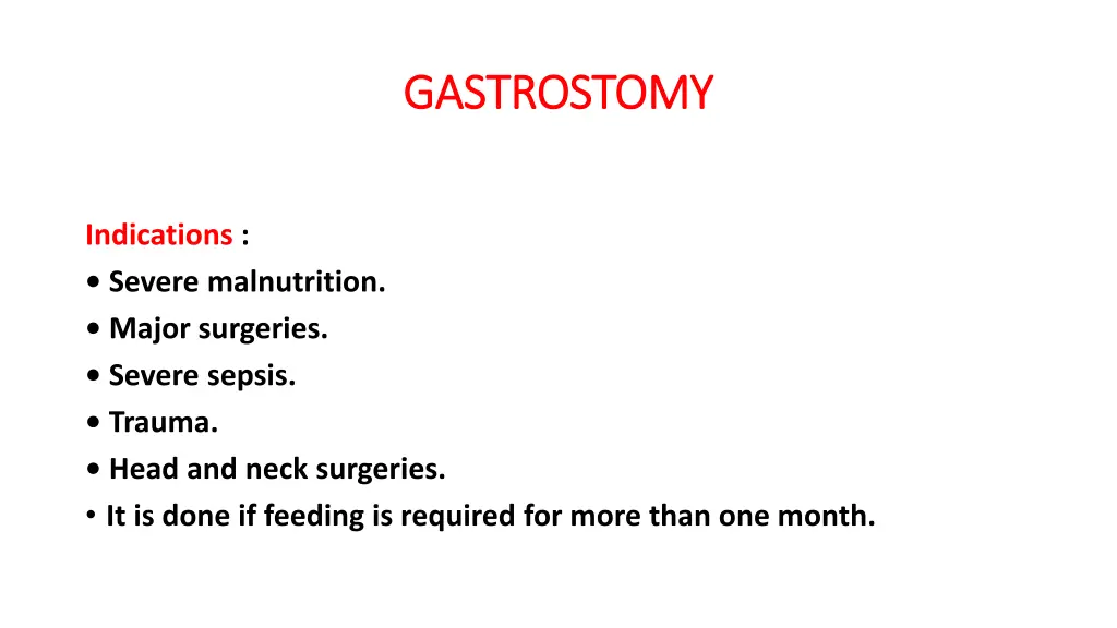 gastrostomy gastrostomy