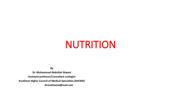 nutrition nutrition
