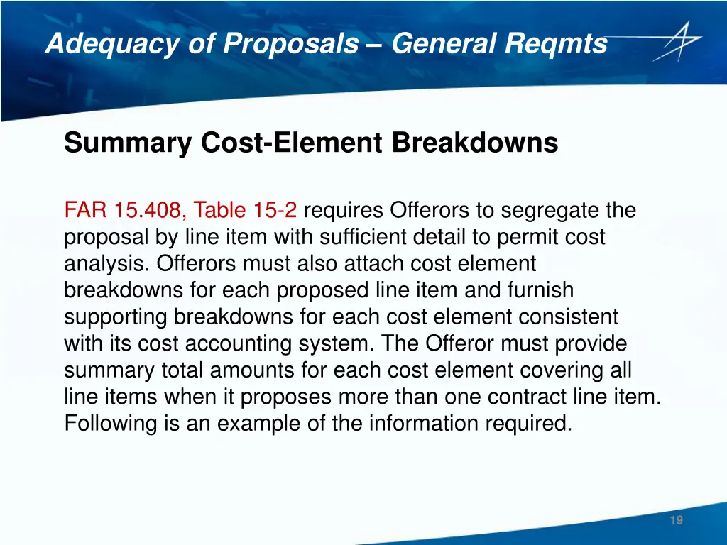 adequacy of proposals general reqmts 4