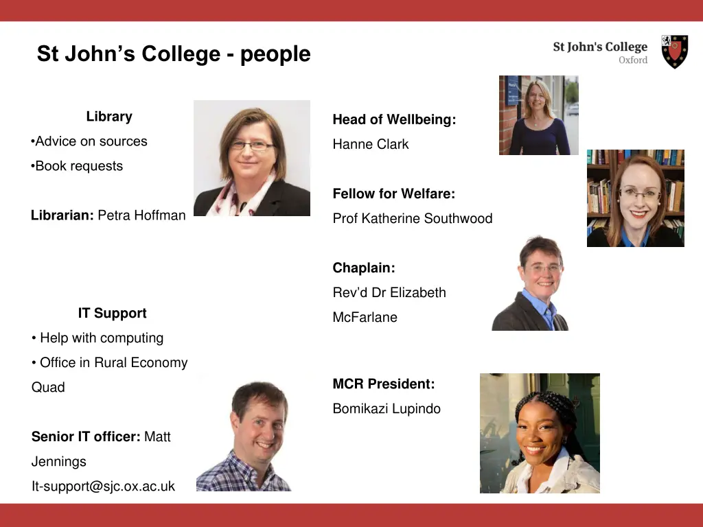 st john s college people
