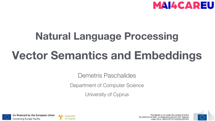natural language processing vector semantics