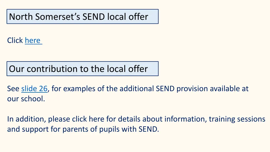 north somerset s send local offer