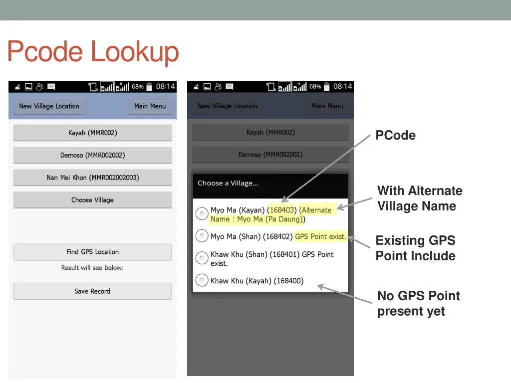 pcode lookup