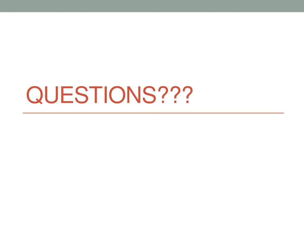 questions