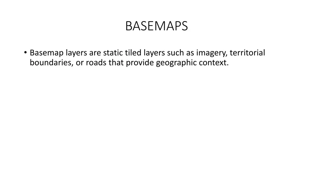 basemaps