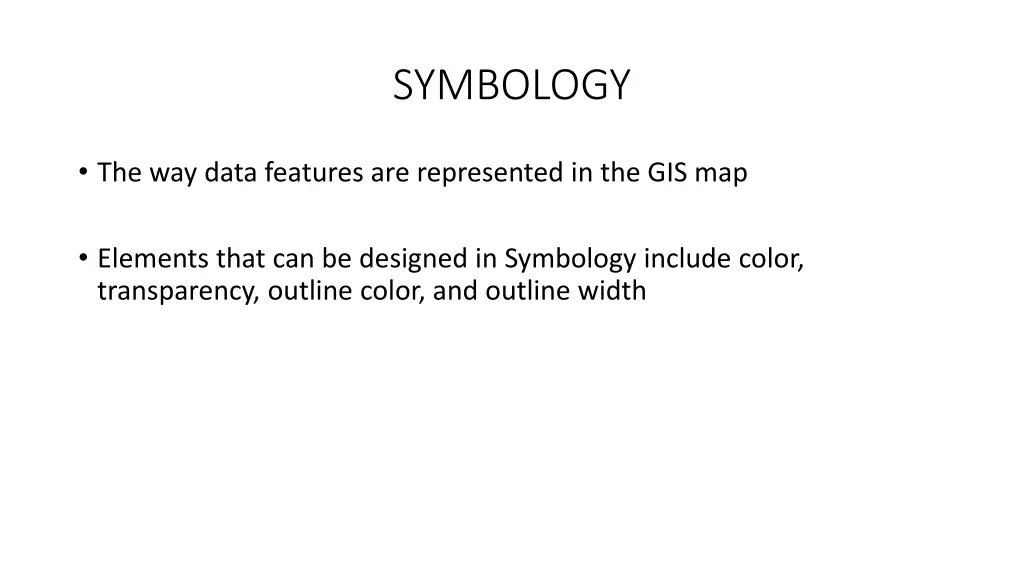 symbology