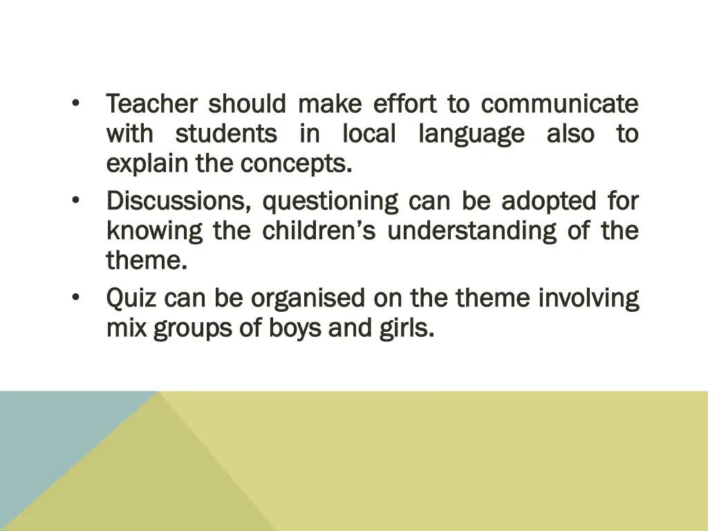 teacher teacher should with with students