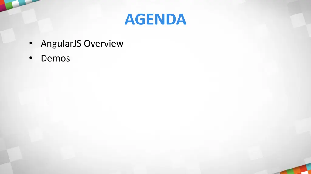 agenda