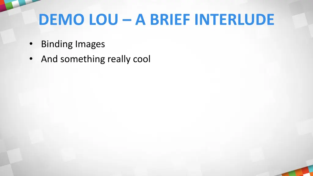 demo lou a brief interlude