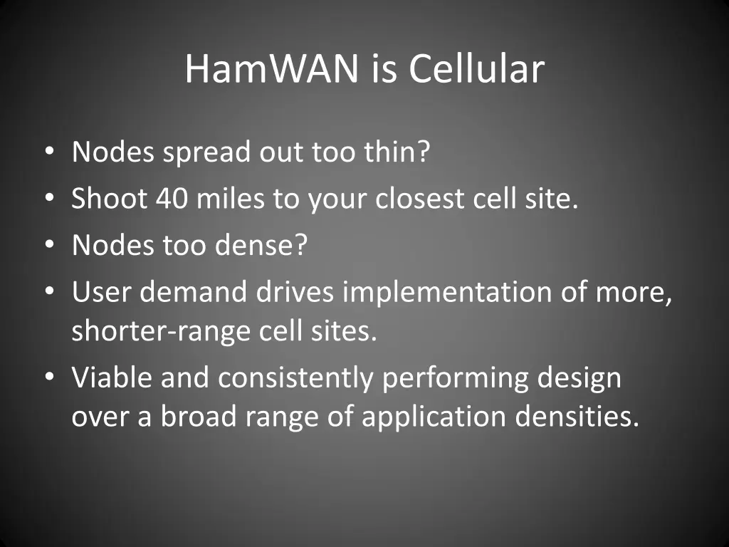 hamwan is cellular