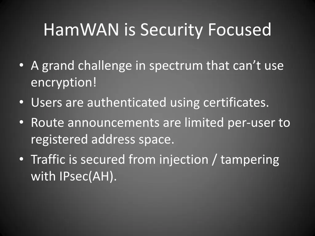 hamwan is security focused