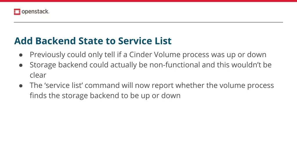 add backend state to service list previously