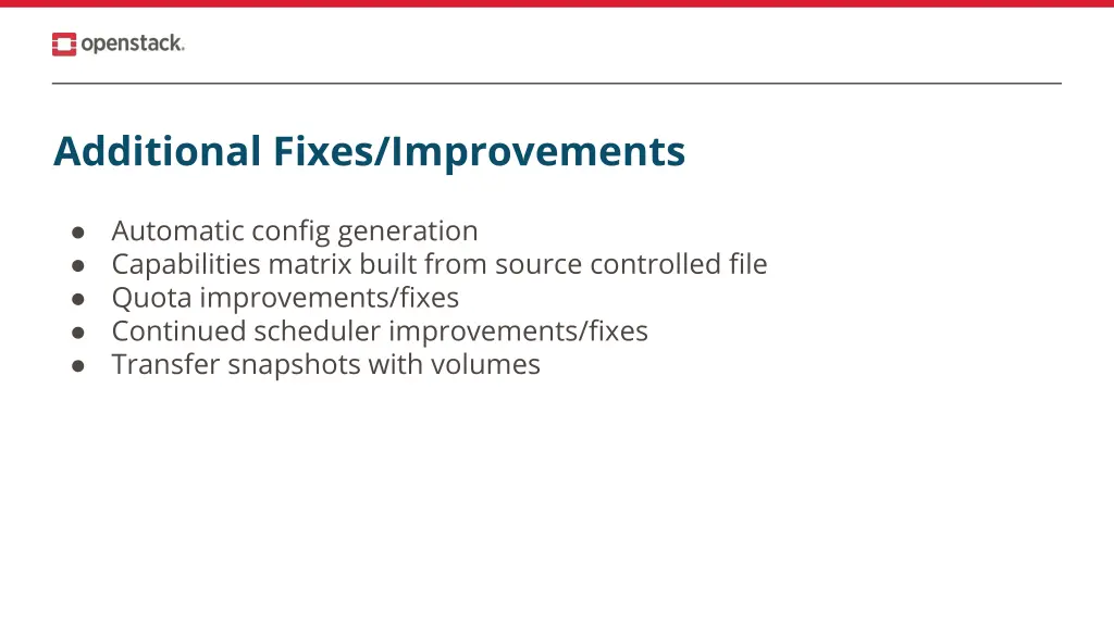additional fixes improvements