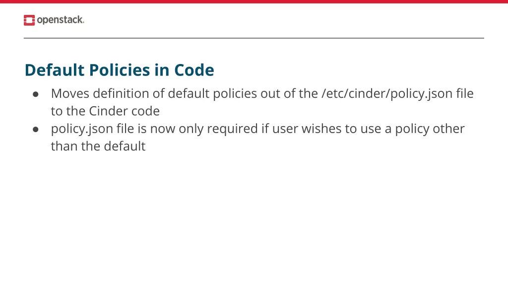 default policies in code moves definition