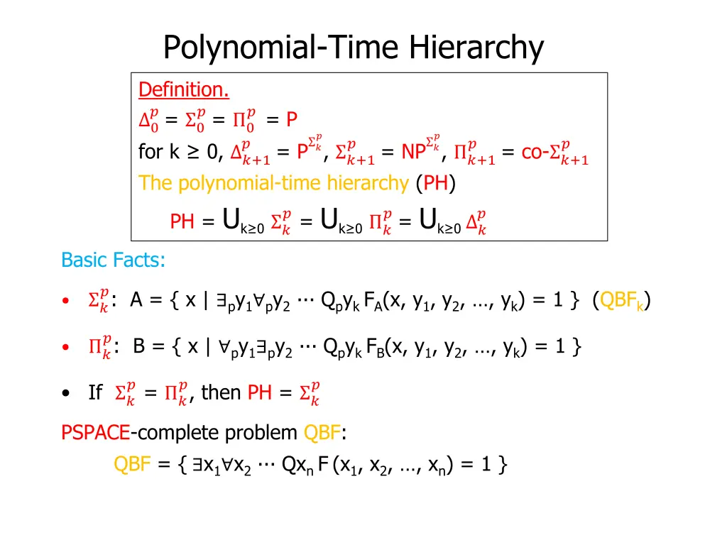 polynomial time hierarchy 16